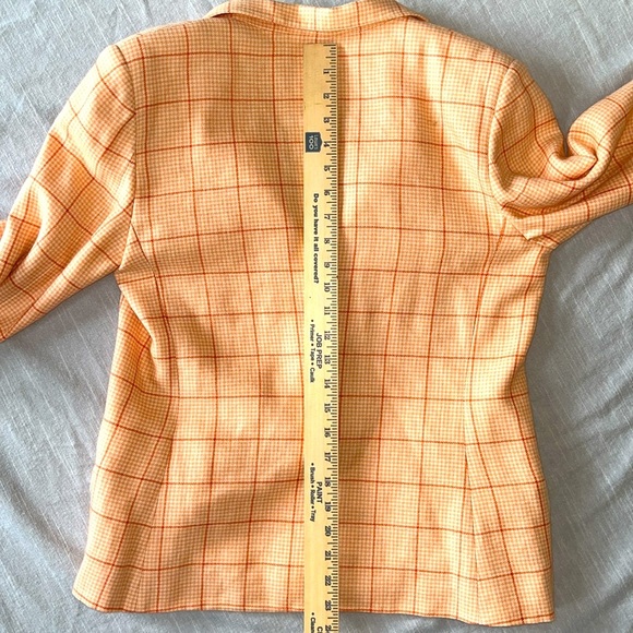 David Cenci Italian Cashmere Checkered Jacket - Picture 7 of 7